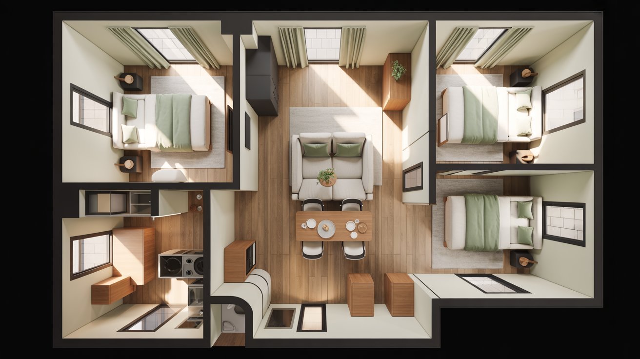 Simple 3 Bedroom House Plans
