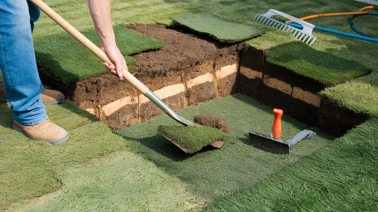Repair and Fill Deep Sinkholes or Depressions