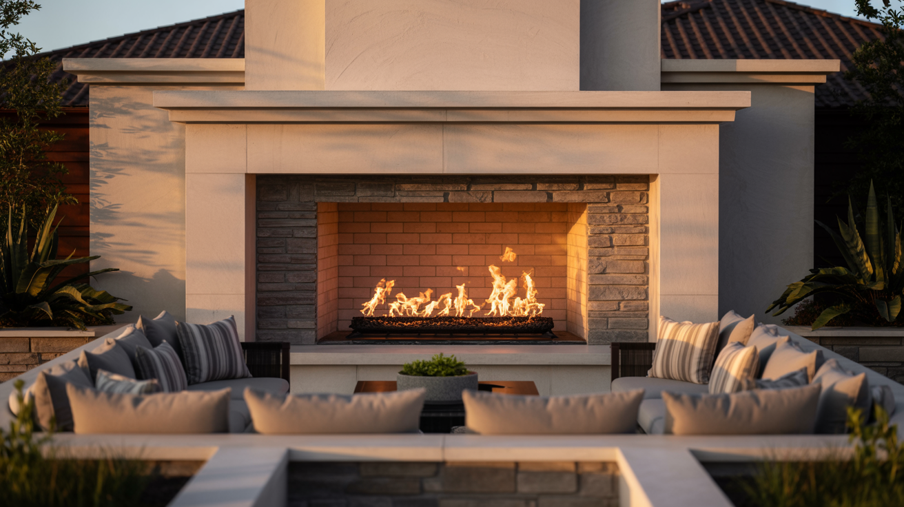5. Patio Fireplace for Outdoor Entertaining